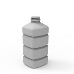 1L Ribbed Oblong